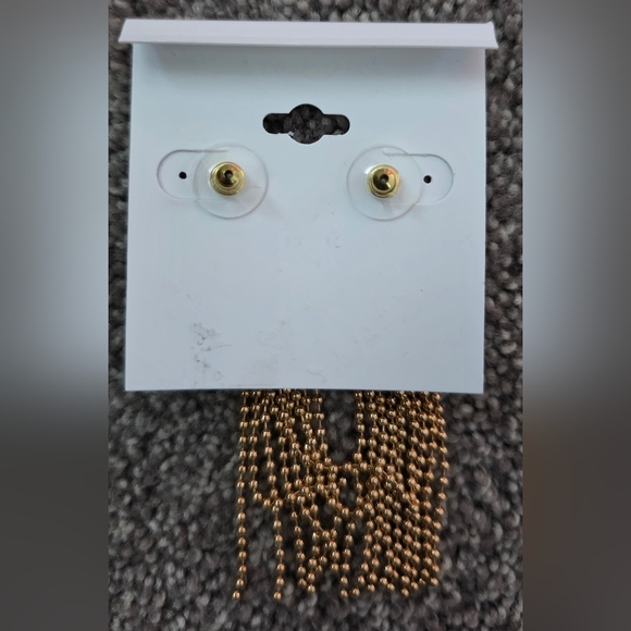 Anne Klein Gold Tassel Earrings, BRAND NEW - Picture 4 of 4